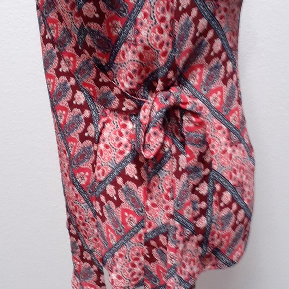 CATO Wraparound and Tie Style Top Shirt Blouse - Size Medium - Picture 5 of 8